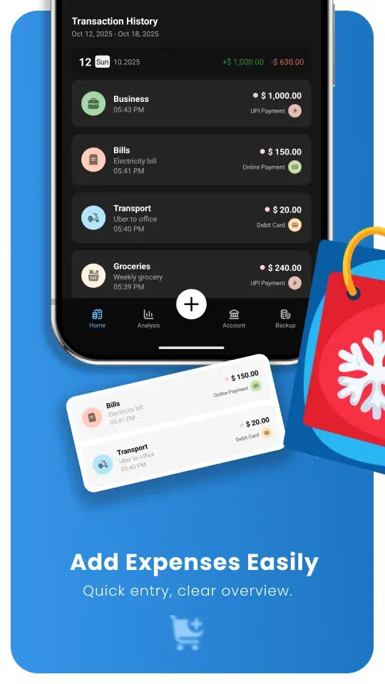 TrackMySpend Personal Finance App - Transaction History and Expense Tracking